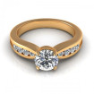 0.70CT round cut diamonds engagement ring , picture number 1