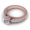 0.95CT round cut diamonds engagement ring , picture number 2