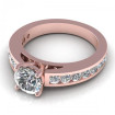 1.00CT round cut diamonds engagement ring , picture number 2
