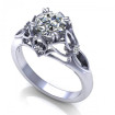 1.07CT round cut diamonds engagement ring , picture number 0