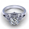1.07CT round cut diamonds engagement ring , picture number 1