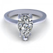 0.45CT pear cut diamonds solitaire ring , picture number 1