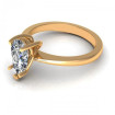 0.45CT pear cut diamonds solitaire ring , picture number 2