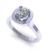 0.55CT cushion cut diamonds solitaire ring , picture number 0