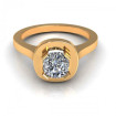 0.45CT cushion cut diamonds solitaire ring , picture number 1