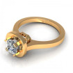 0.45CT cushion cut diamonds solitaire ring , picture number 2