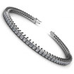 5.00CT princess cut diamonds tennis bracelets , picture number 2