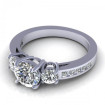 1.20CT and round cut diamonds engagement ring , picture number 2