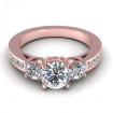1.10CT and round cut diamonds engagement ring , picture number 1