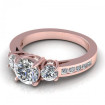 1.10CT and round cut diamonds engagement ring , picture number 2