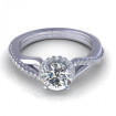 1.25CT and round cut diamonds engagement ring , picture number 1