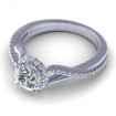 0.70CT and round cut diamonds engagement ring , picture number 2