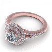 0.84CT and round cut diamonds engagement ring , picture number 2