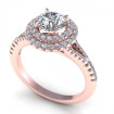 0.84CT and round cut diamonds engagement ring , picture number 0