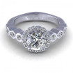 1.35CT and round cut diamonds engagement ring , picture number 1