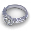 1.35CT and round cut diamonds engagement ring , picture number 2