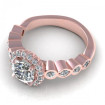 1.10CT and round cut diamonds engagement ring , picture number 2