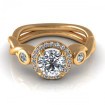 1.27CT and round cut diamonds engagement ring , picture number 1