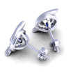 0.50CT round cut diamonds stud earrings , picture number 2