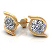 0.50CT round cut diamonds stud earrings , picture number 0