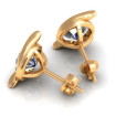 0.50CT round cut diamonds stud earrings , picture number 2