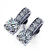 0.35CT round cut diamonds stud earrings , picture number 0