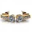 0.60CT round cut diamonds stud earrings , picture number 1