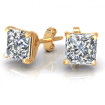 1.50CT princess cut diamonds stud earrings , picture number 0