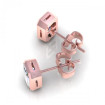 0.25CT emerald cut diamonds stud earrings , picture number 1