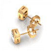 0.50CT emerald cut diamonds stud earrings , picture number 1