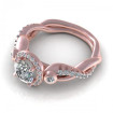 1.02CT round cut diamonds engagement ring , picture number 2