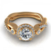 1.02CT round cut diamonds engagement ring , picture number 1