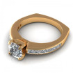 1.95CT round and princess cut diamonds engagement ring , picture number 2