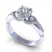 1.05CT round cut diamonds engagement ring , picture number 0