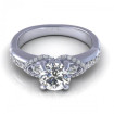 1.05CT round cut diamonds engagement ring , picture number 1