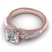 0.60CT round cut diamonds engagement ring , picture number 2
