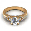 1.05CT round cut diamonds engagement ring , picture number 1
