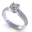 1.05CT round cut diamonds engagement ring , picture number 0