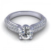 1.05CT round cut diamonds engagement ring , picture number 1