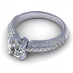 1.05CT round cut diamonds engagement ring , picture number 2