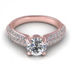 0.85CT round cut diamonds engagement ring , picture number 1