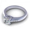 0.55CT round cut diamonds engagement ring , picture number 2