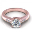 0.45CT round cut diamonds engagement ring , picture number 1