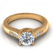 0.65CT round cut diamonds engagement ring , picture number 1