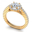 1.40CT round cut diamonds engagement ring , picture number 1
