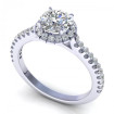 1.35CT round cut diamonds engagement ring , picture number 1