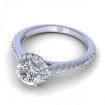 1.35CT round cut diamonds engagement ring , picture number 2