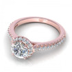 1.35CT round cut diamonds engagement ring , picture number 2