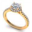 1.35CT round cut diamonds engagement ring , picture number 0