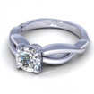 0.80CT round cut diamonds solitaire ring , picture number 2